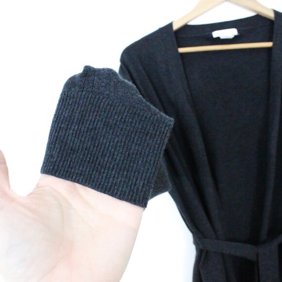 *H&M Dark Grey Cardigan with Tie Belt - Picture 7 of 8